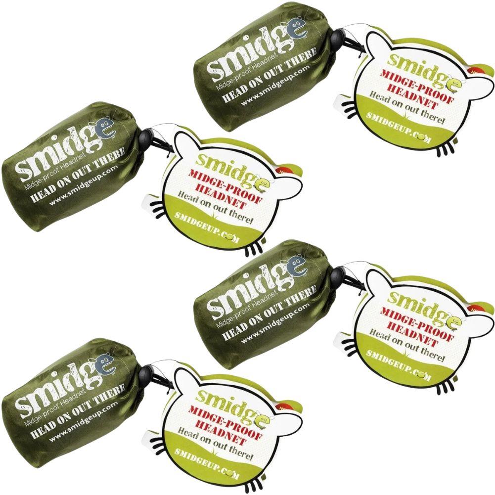 Smidge Midge and Insect-Proof Head Net (4 Pack)