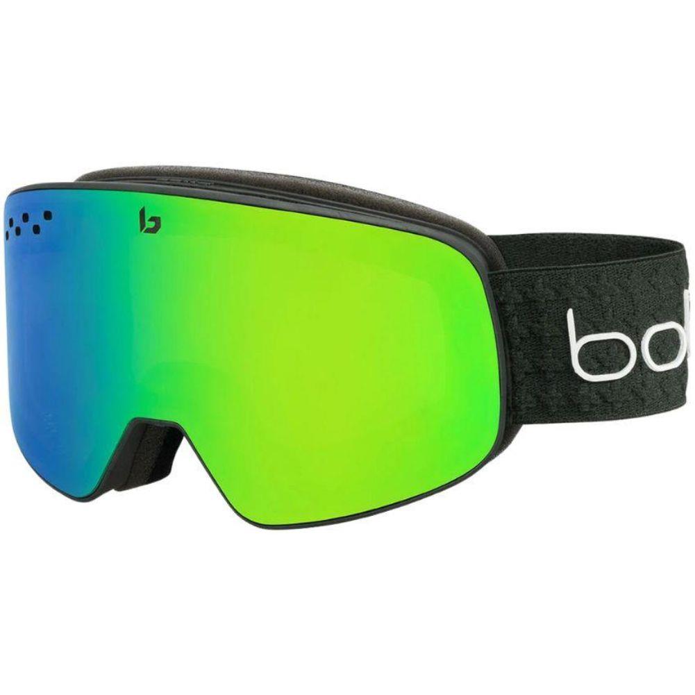 Bollé Unisex Nevada Ski Goggles (Forest Matte/Green Emerald) - Cat 2