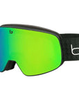 Bollé Unisex Nevada Ski Goggles (Forest Matte/Green Emerald) - Cat 2