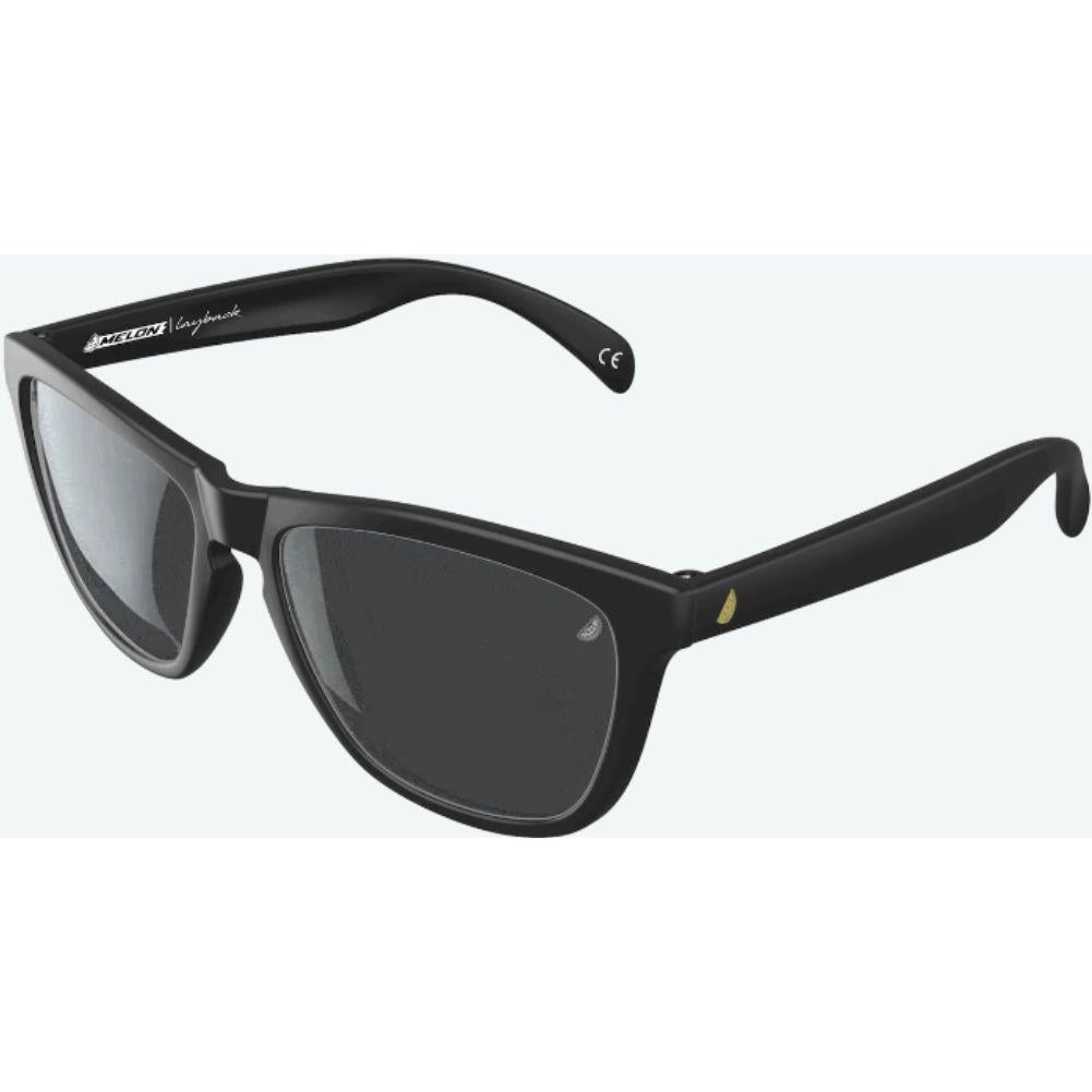 Melon Arcade Sunglasses Black - Gold icons - Photochromic Smoke