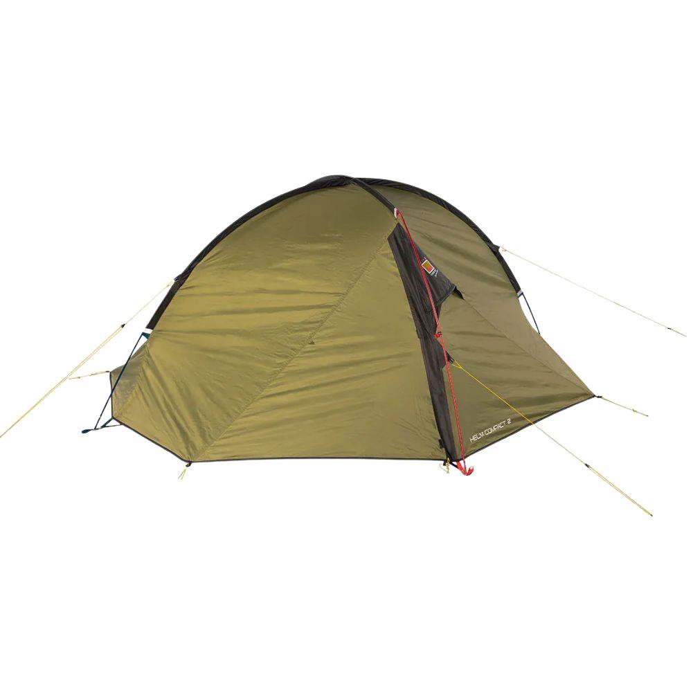 Wild Country Helm Compact 2 Tent + Helm Compact 2 Footprint + Aluminium Alloy V-Angle Peg (10 Pack) Closed
