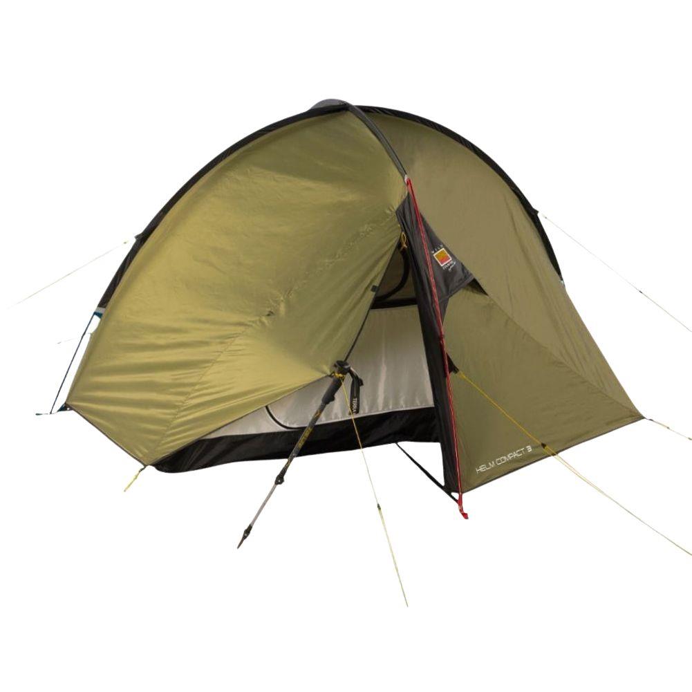 Wild Country Helm Compact 3 Tent + Helm Compact 3 Footprint + 10x Free Aluminium Alloy V-Angle Peg Full