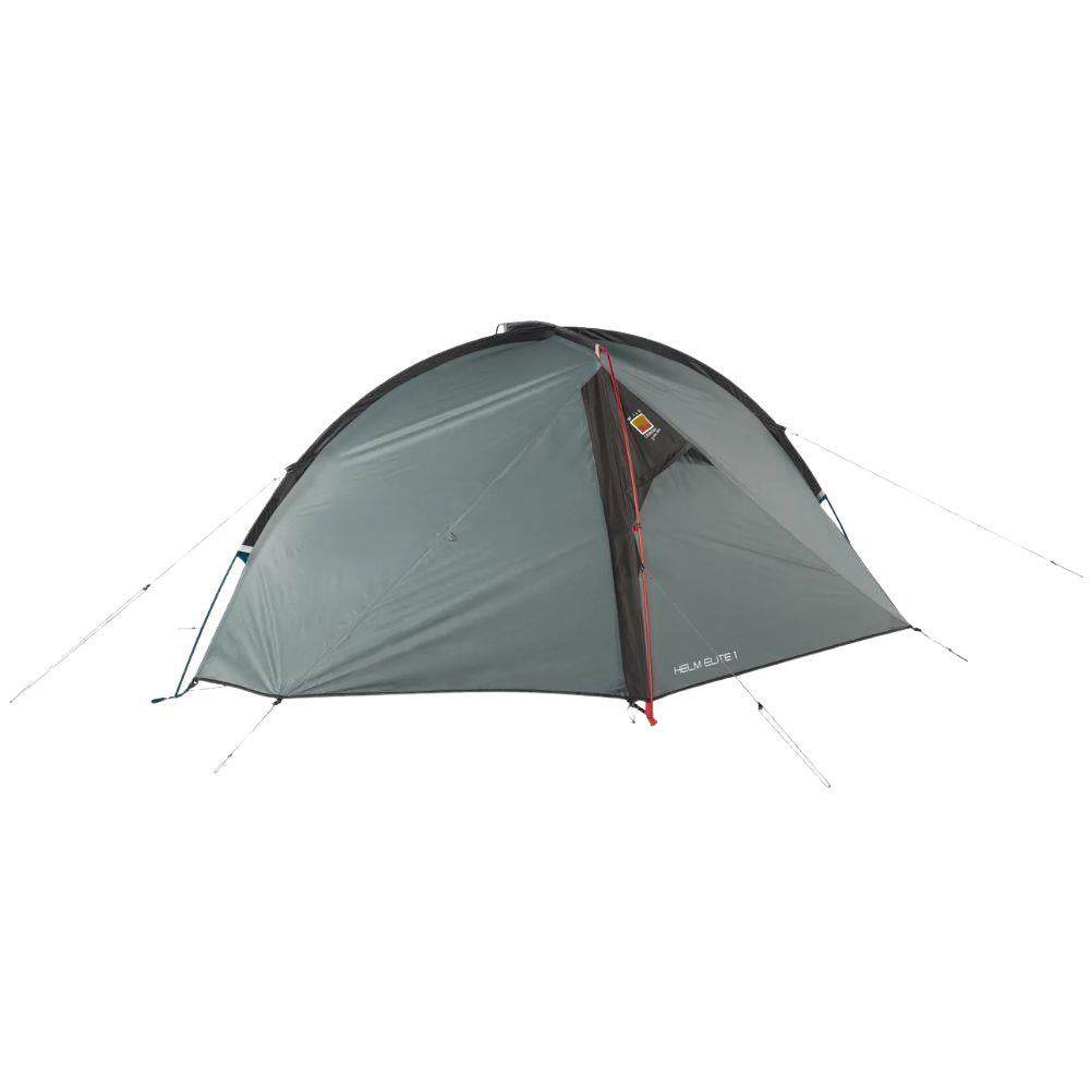 Wild Country Helm Elite 1 Tent + Helm Compact 1 Footprint + Free Wild Country Aluminium Alloy V-Angle Peg (10 Pack) Closed