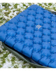 Highlander Nap-Pak Arctic R11 Inflatable Sleeping Mat (Deep Blue) angle snow