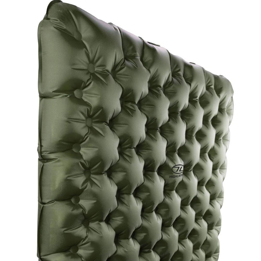 Highlander Nap-Pak Arctic R11 Inflatable Sleeping Mat (Olive Green)