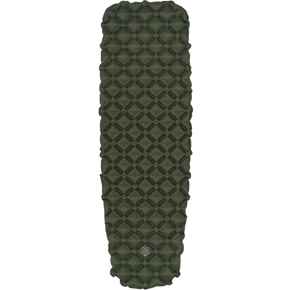 Highlander Nap-Pak Inflatable Sleeping Mat - XL (Olive Green)