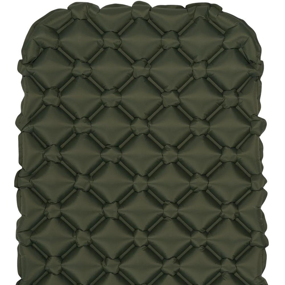 Highlander Nap-Pak Inflatable Sleeping Mat - XL (Olive Green) top