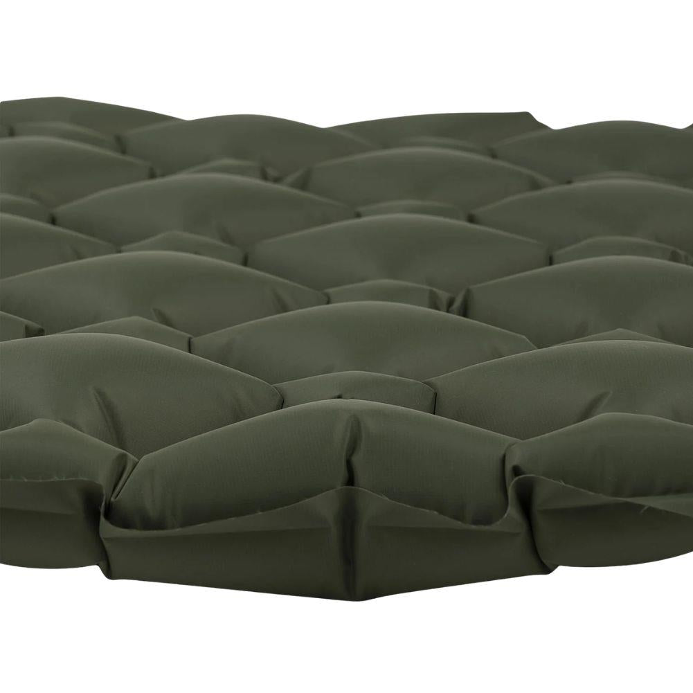 Highlander Nap-Pak Inflatable Sleeping Mat - XL (Olive Green) side