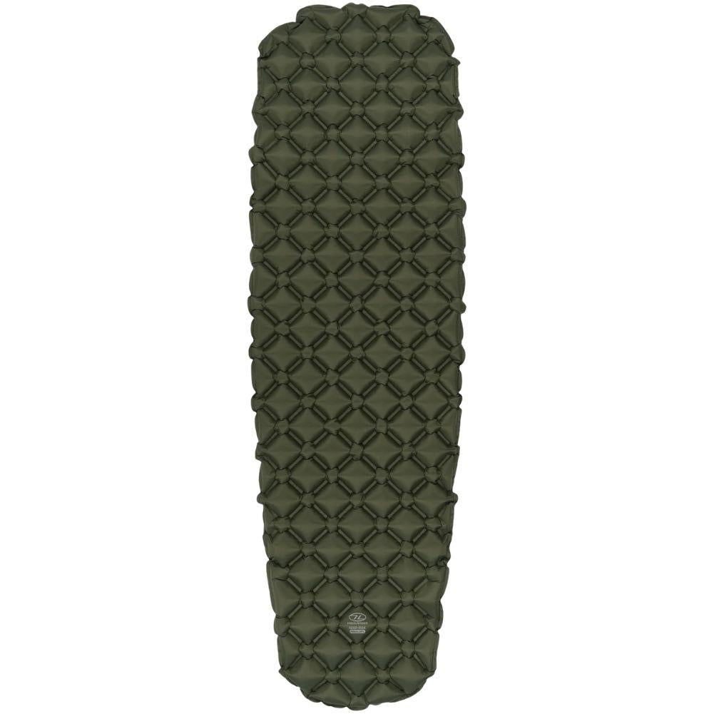 Highlander Nap-Pak Inflatable Sleeping Mat (Olive Green)
