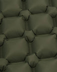 Highlander Nap-Pak Inflatable Sleeping Mat (Olive Green) pattern