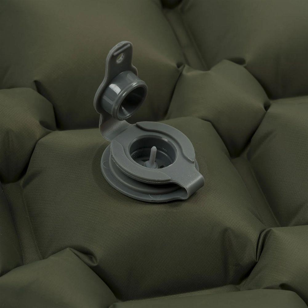 Highlander Nap-Pak Inflatable Sleeping Mat (Deep Blue) plug
