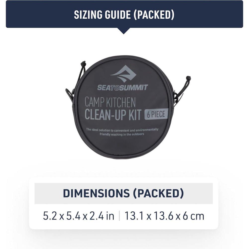 Sea to Summit Camp Kitchen Clean Up Kit (6 Piece) packed