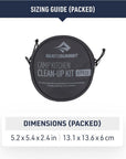 Sea to Summit Camp Kitchen Clean Up Kit (6 Piece) packed