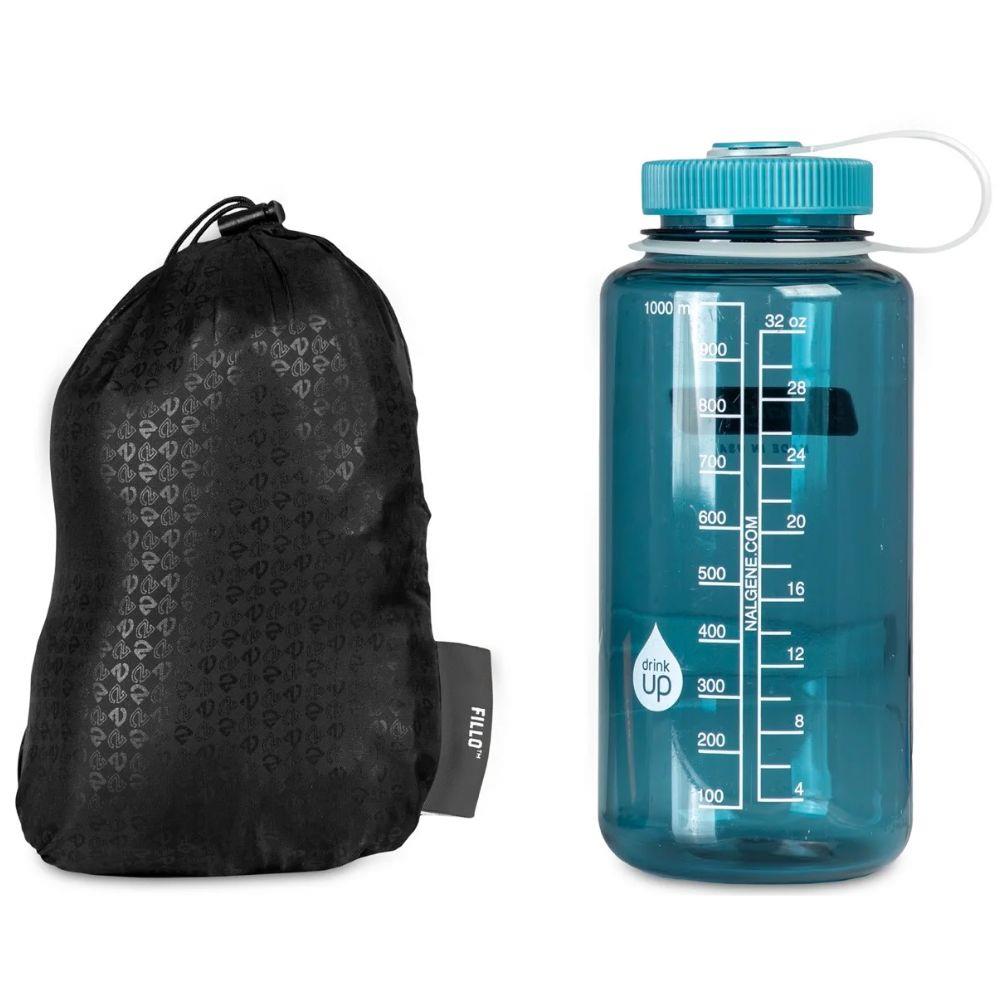 Nemo Equipment Fillo Backpacking &amp; Camping Pillow (Black Pearl/Birch Bud) bottle