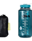 Nemo Equipment Fillo Elite Wide Ultralight Backpacking Pillow (Black Pearl/Citron) bottle