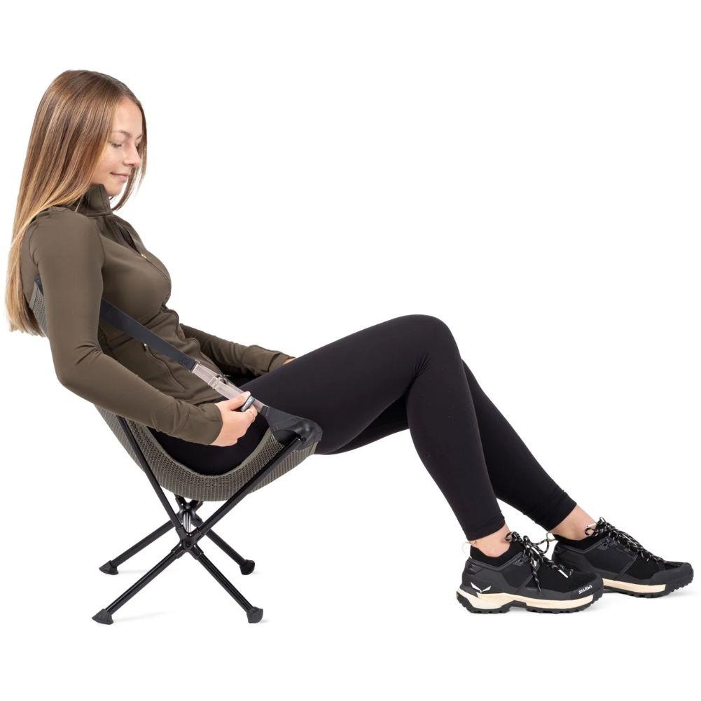 Nemo Equipment Moonlite Reclining Camping Chair (Black Pearl) sit