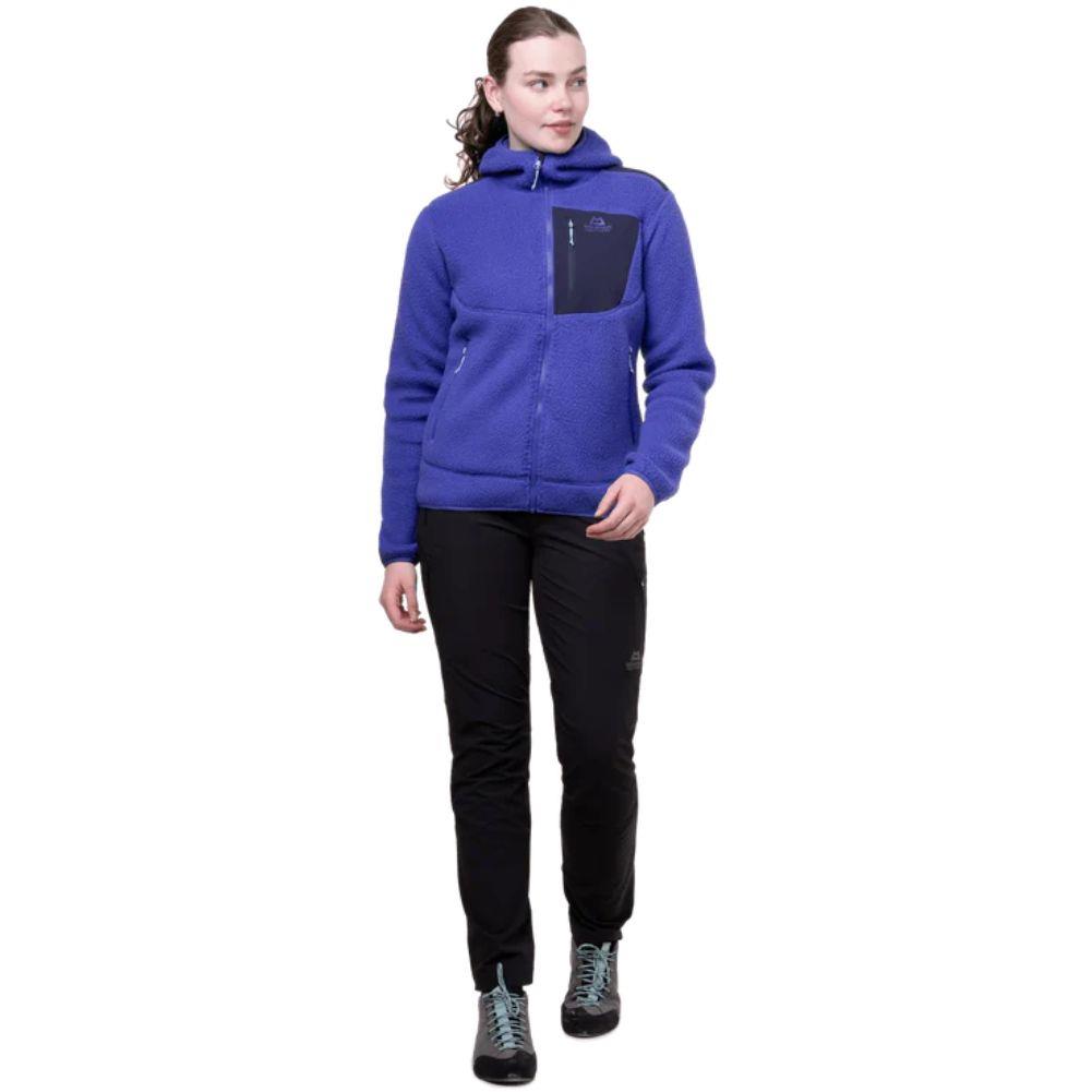 Mountain Equipment Women's Highpile Hooded Jacket (Clematis/Cosmos) walk