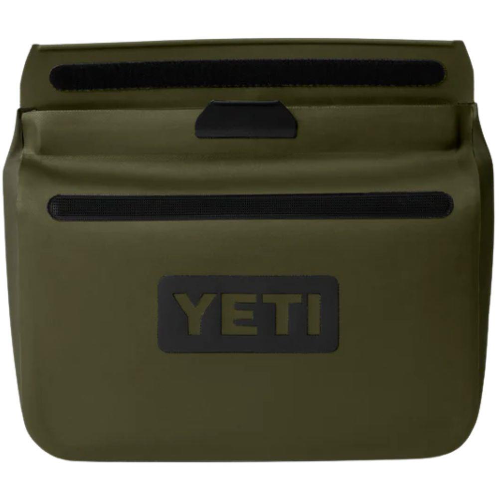 Yeti Sidekick Dry 3L Waterproof Gear Case (Olive) open