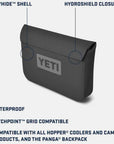 Yeti Sidekick Dry 3L Waterproof Gear Case (Olive) shell