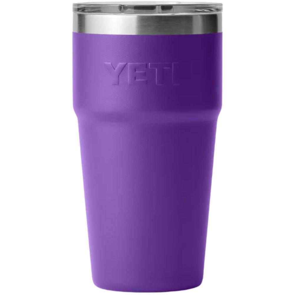 Yeti Rambler 20 oz (591 ml) Stackable Cup With MagSlider Lid (Pace Purple) back
