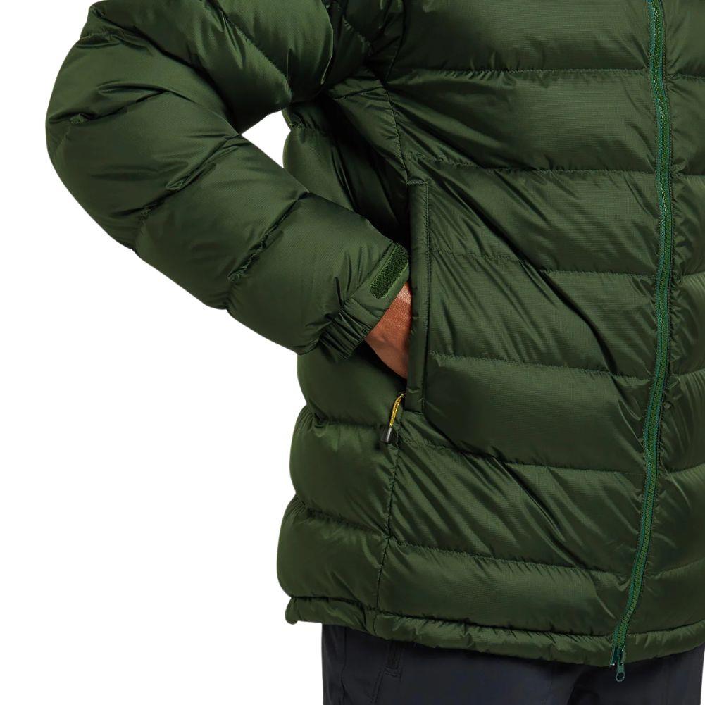 Mountain Equipment Men's Lightline Down Jacket (Conifer/Acid) - X-Large Pocket
