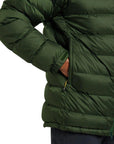 Mountain Equipment Men's Lightline Down Jacket (Conifer/Acid) - X-Large Pocket