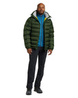 Mountain Equipment Men's Lightline Down Jacket (Conifer/Acid) - X-Large Full