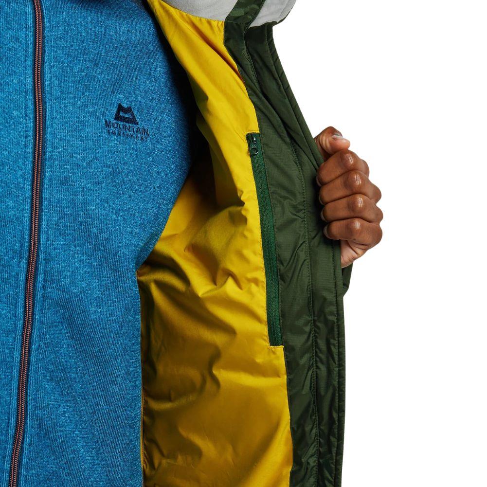 Mountain Equipment Men's Lightline Down Jacket (Conifer/Acid) - X-Large Inside