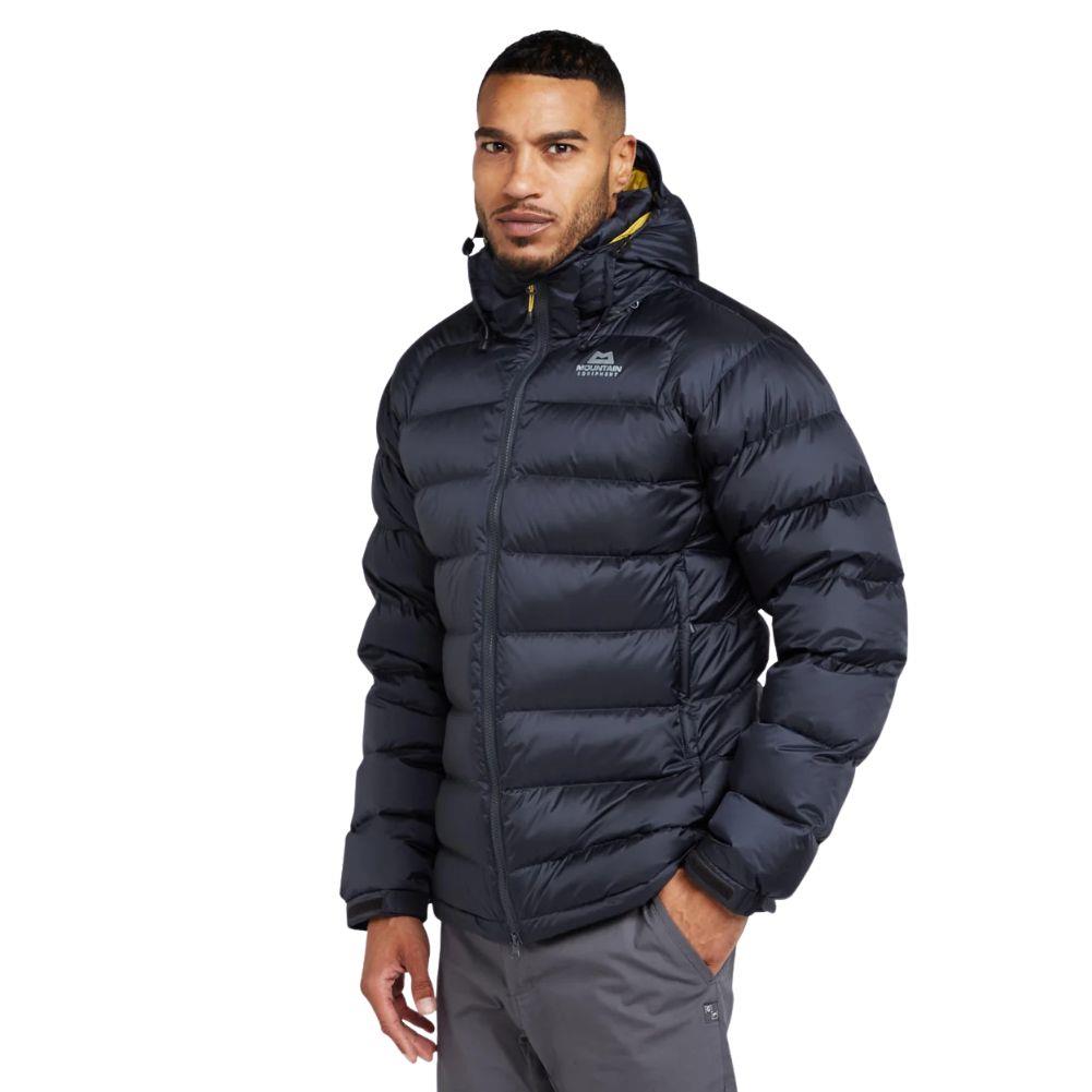 Mountain Equipment Men's Lightline Down Jacket (Obsidian/Acid) - X-Large Side