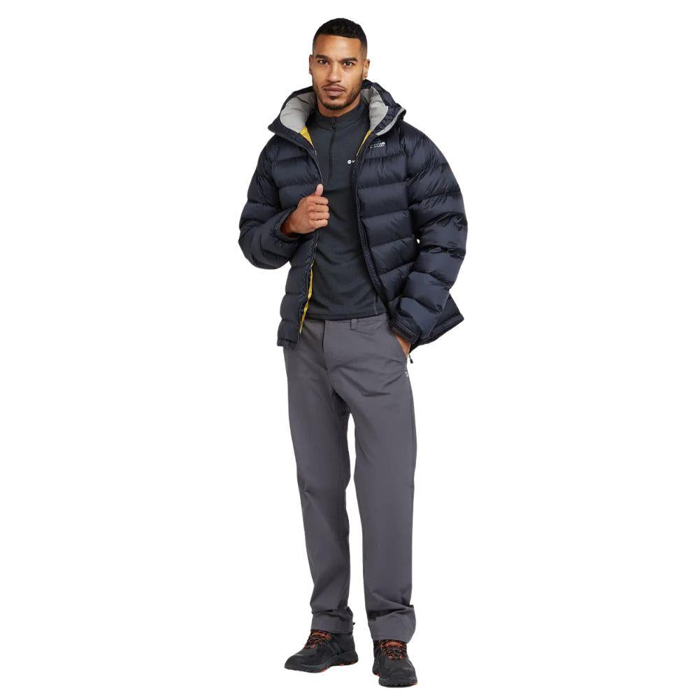 Mountain Equipment Men's Lightline Down Jacket (Obsidian/Acid) - X-Large Full
