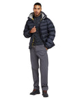 Mountain Equipment Men's Lightline Down Jacket (Obsidian/Acid) - X-Large Full