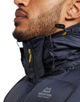 Mountain Equipment Men's Lightline Down Jacket (Obsidian/Acid) - X-Large Close Zip