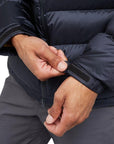 Mountain Equipment Men's Lightline Down Jacket (Obsidian/Acid) - X-Large Wrist