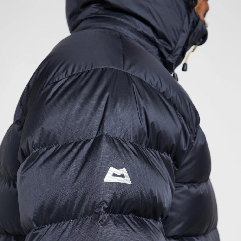 Mountain Equipment Men's Lightline Down Jacket (Obsidian/Acid) - X-Large Logo