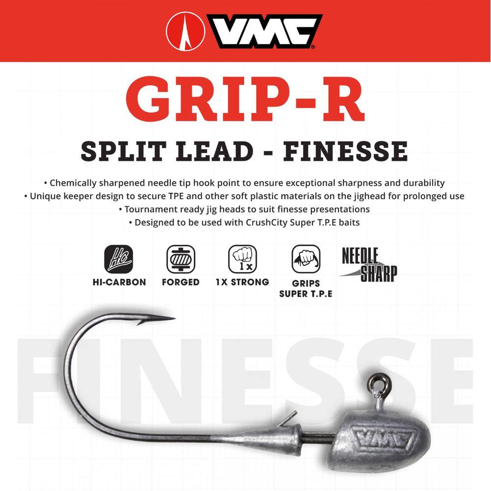 VMC Grip-R Finesse Jig Head Info