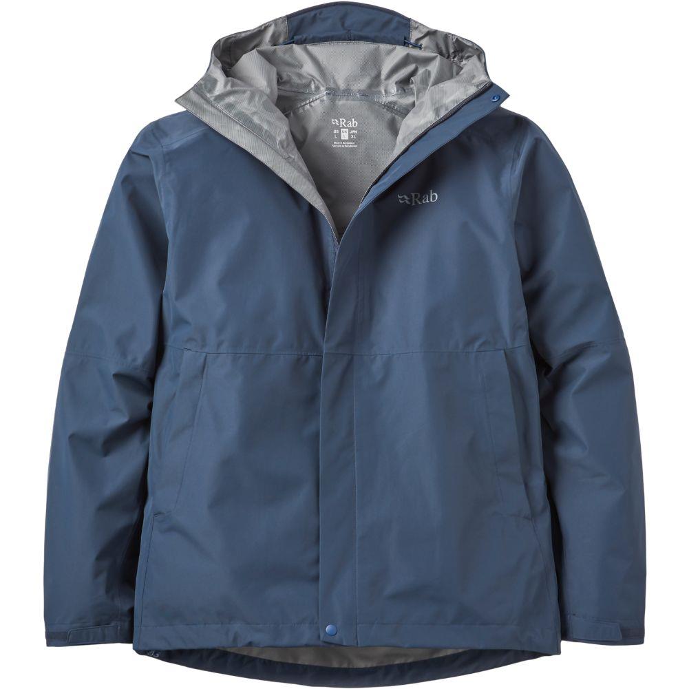 Rab Men's Downpour Mountain Waterproof Jacket (Galaxy Blue)