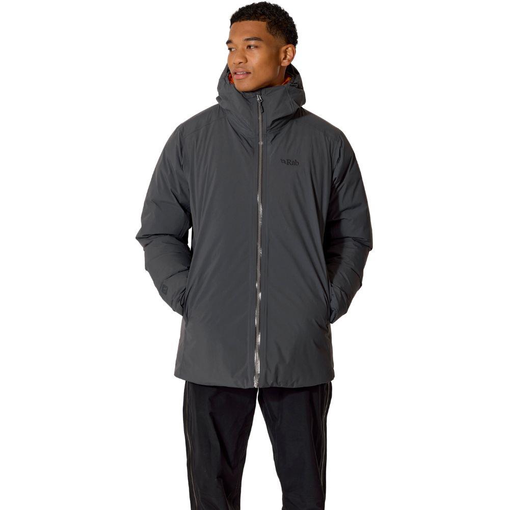 Rab Men's Valiance Waterproof Down Jacket - 2026 (Graphene) half