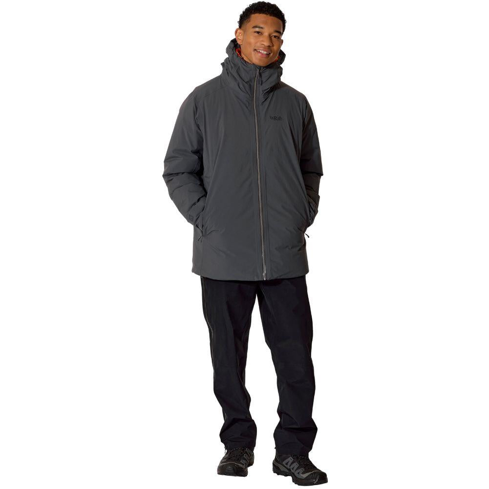 Rab Men's Valiance Waterproof Down Jacket - 2026 (Graphene) full front
