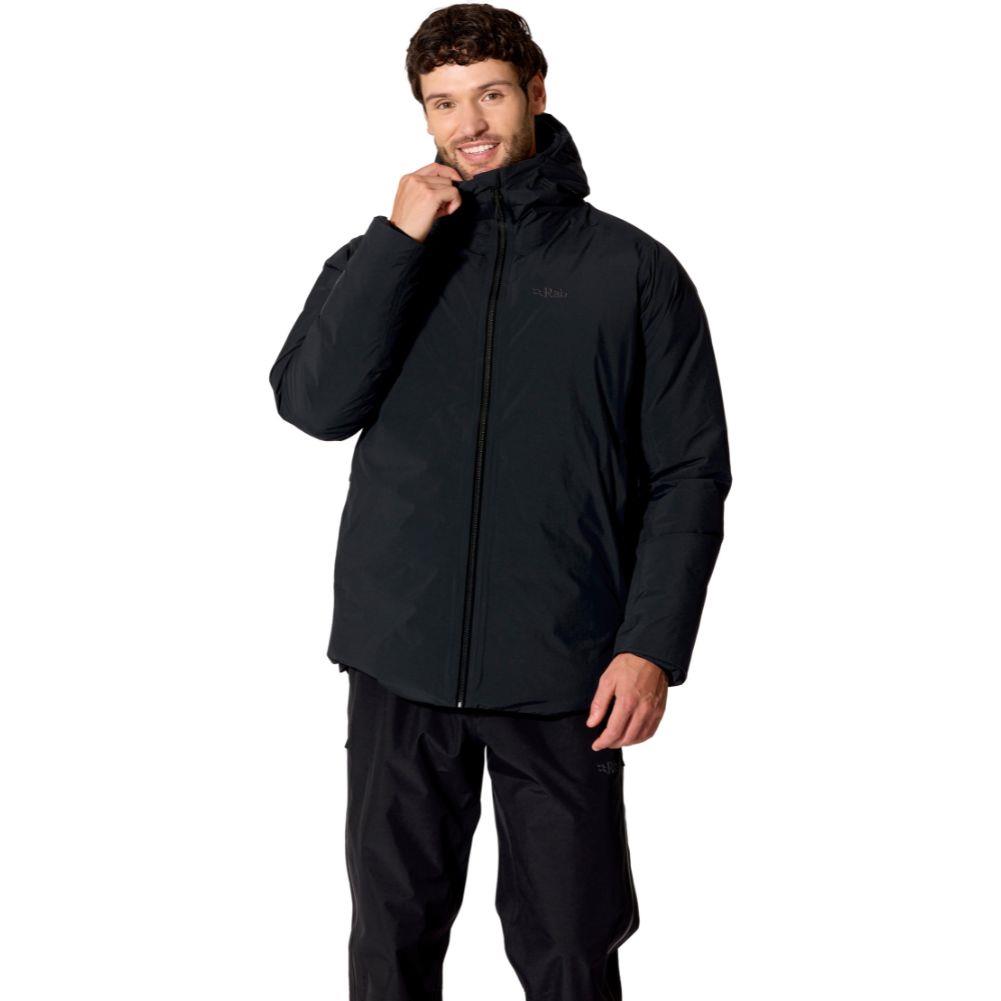 Rab Men's Valiance Waterproof Down Jacket - 2026 (Black) angle