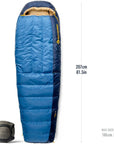 Sea to Summit Circuit Down Sleeping Bag -9c - Regular (Dark Blue) measurement