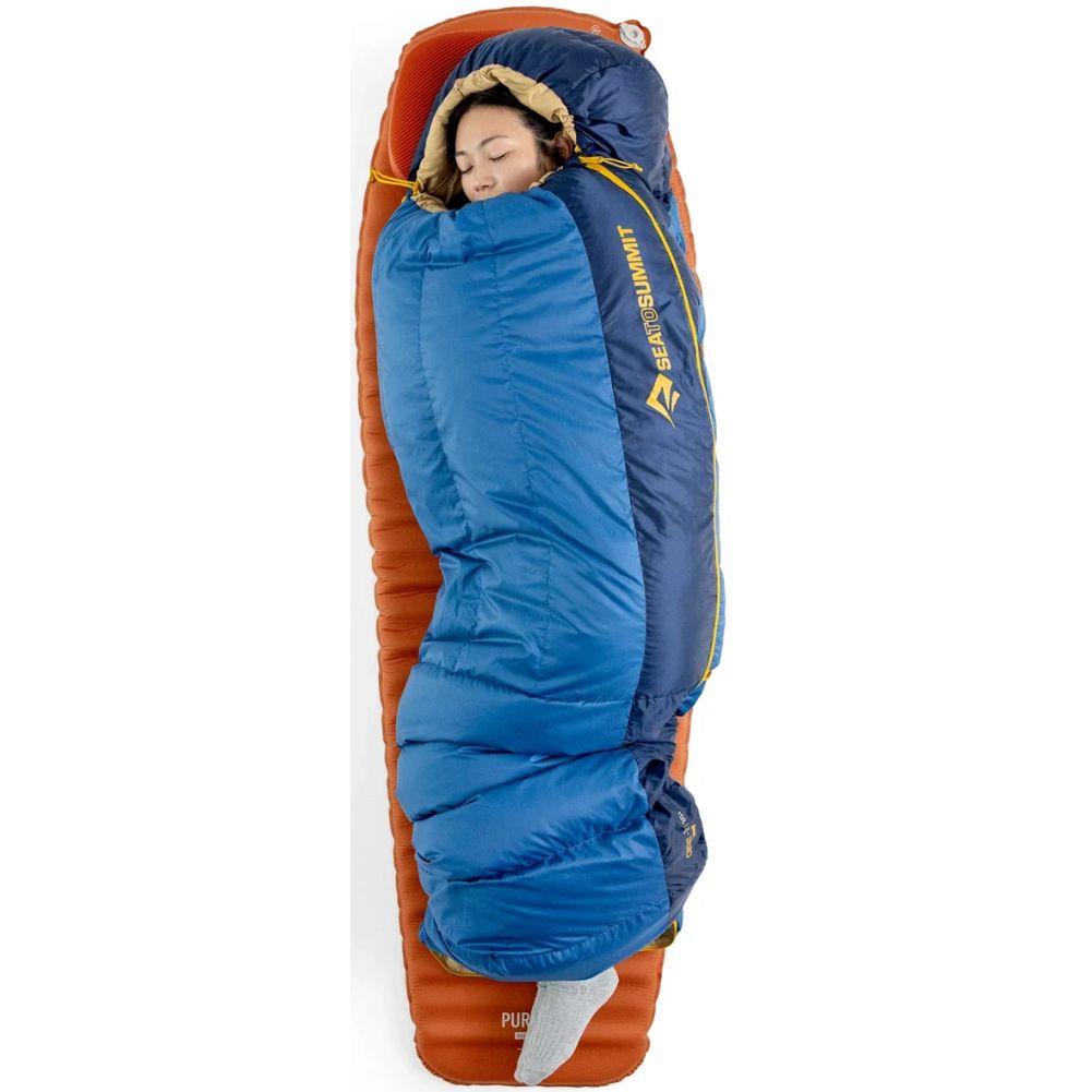Sea to Summit Circuit Down Sleeping Bag -9c - Regular (Dark Blue) curl
