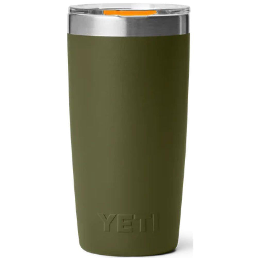 Yeti Rambler 10 oz (295 ml) Tumbler (Olive/King Crab Orange) back