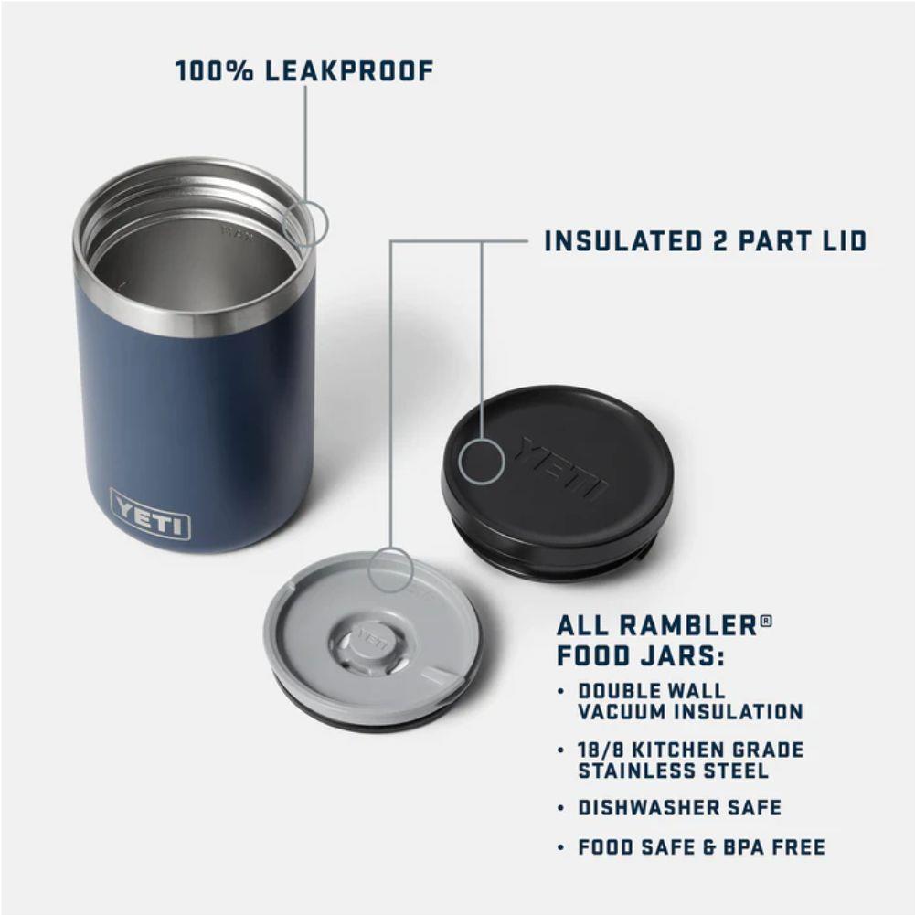 Yeti Rambler 16 oz (473 ml) Insulated Food Jar (Stag Red) leakpoof