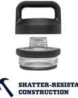 Yeti Rambler 26 OZ (769 ml) Bottle With Chug Cap (Stag Red) shatter
