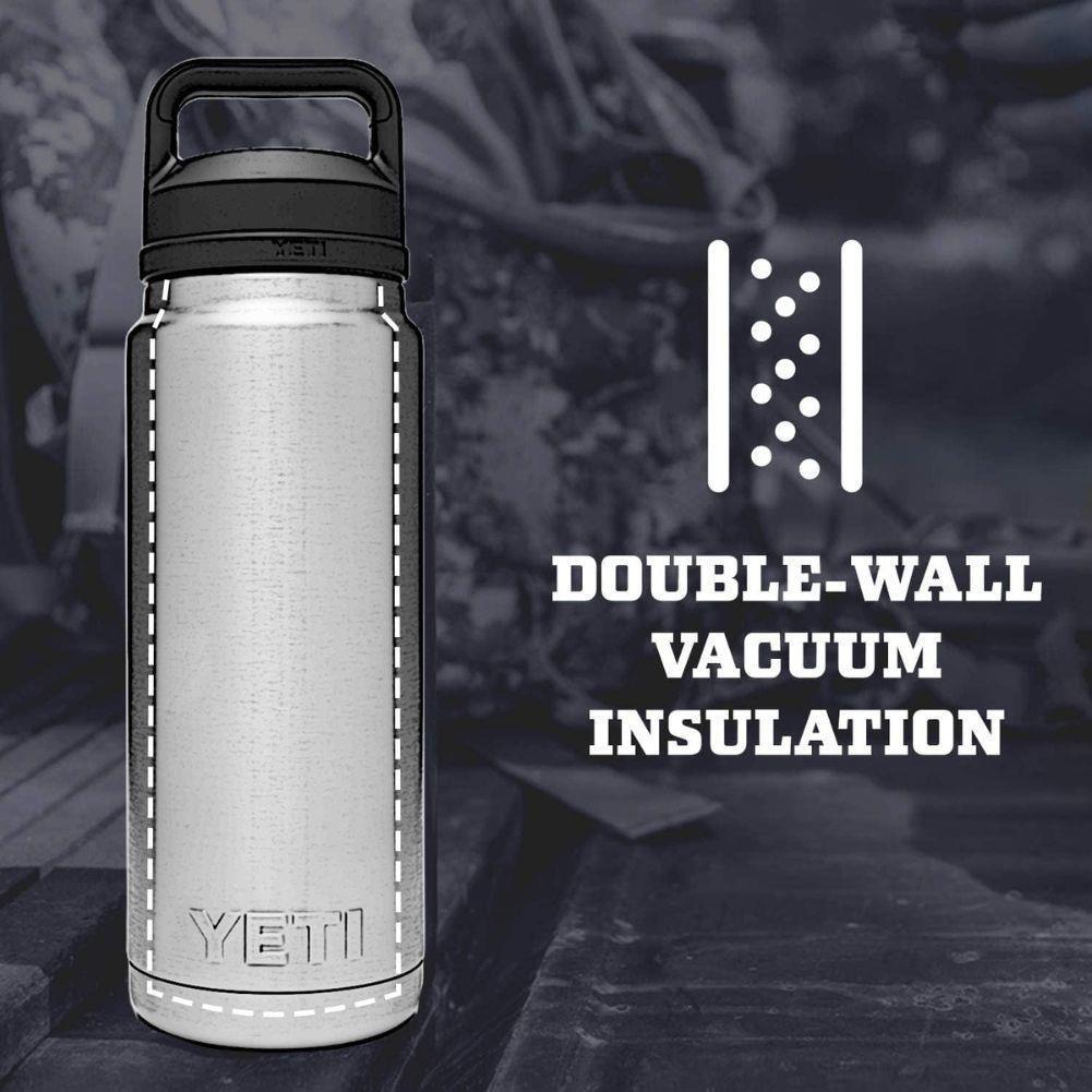 Yeti Rambler 26 OZ (769 ml) Bottle With Chug Cap (Stag Red) wall
