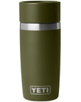 Yeti Rambler 12 oz (355 ml) Travel Bottle/Commuter Cap (Olive/King Crab Orange)