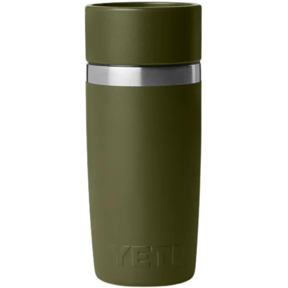 Yeti Rambler 12 oz (355 ml) Travel Bottle/Commuter Cap (Olive/King Crab Orange) back