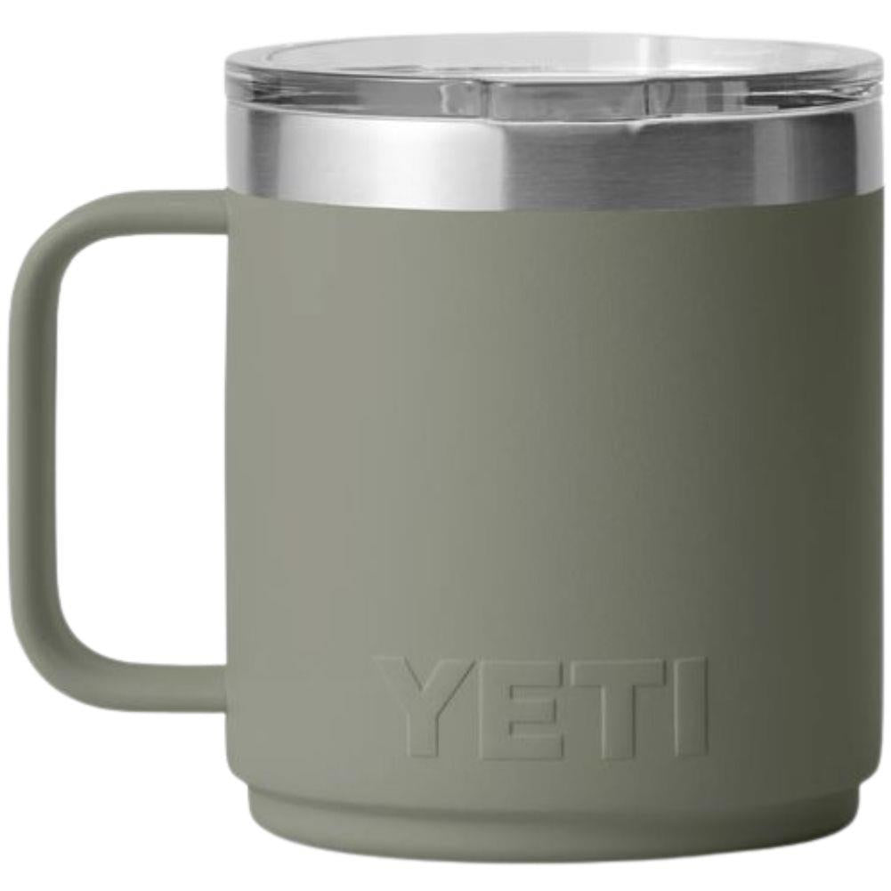 Yeti Rambler 10 oz (295 ml) Stackable Ceramic Lining Mug (Pampa Green) back