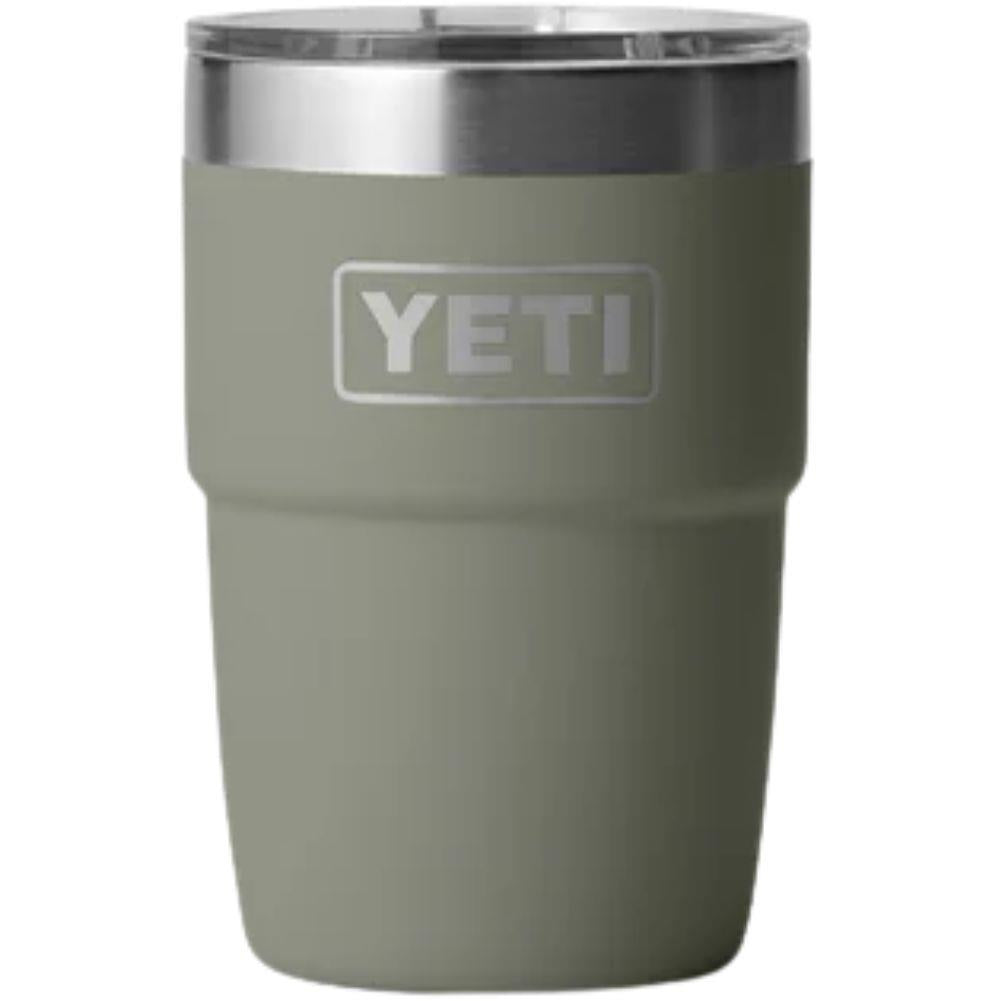 Yeti 8 oz Rambler (236 ml) Stackable Cup With DuraSip Ceramic Lining (Pampa Green)