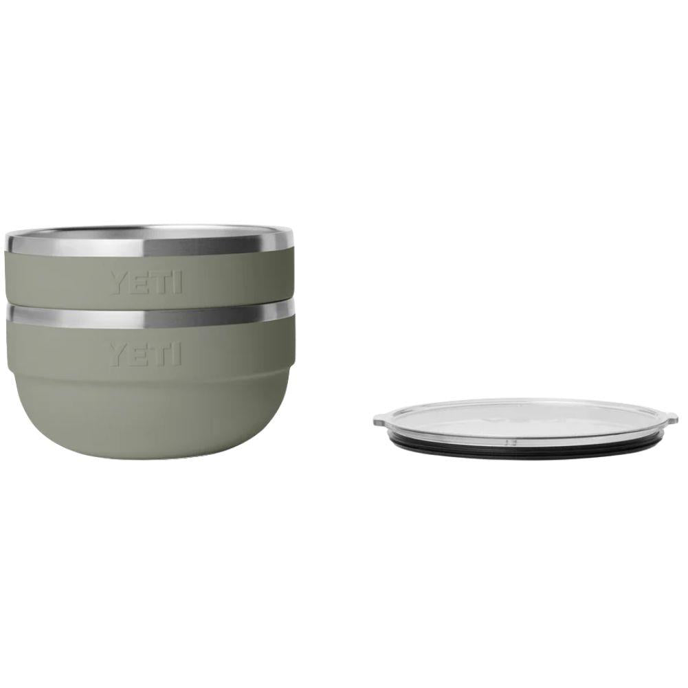 Yeti Rambler Medium Insulated Bowl With Lid (Pampa Green) stack